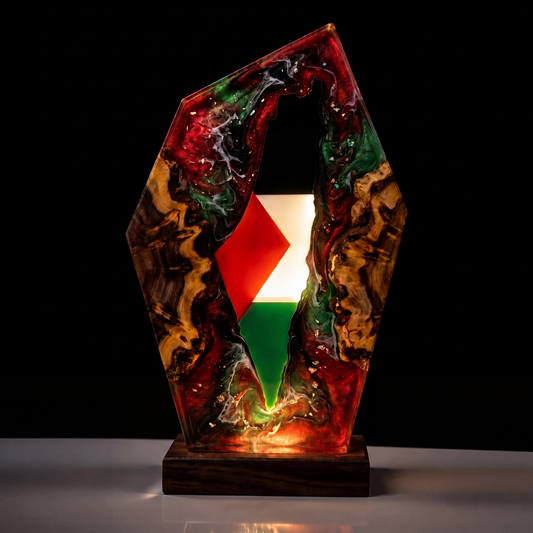 Asma's Palestine lamp